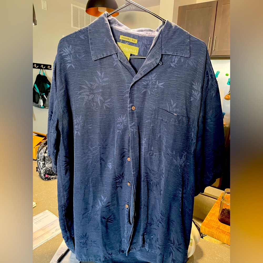 Blue Cabana Men’s Shirt Large